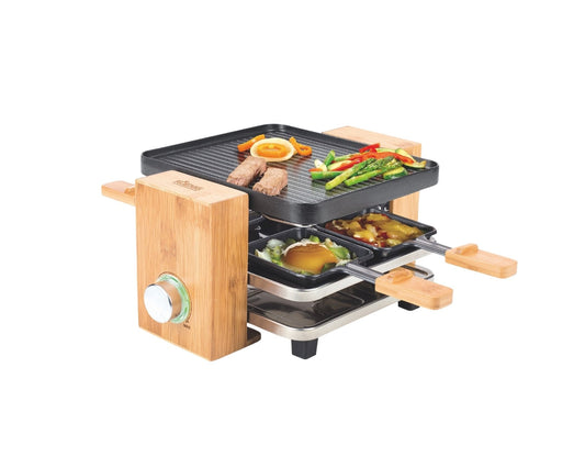 Raclette-Grill Bamboo, 4er - kitchen-more.ch
