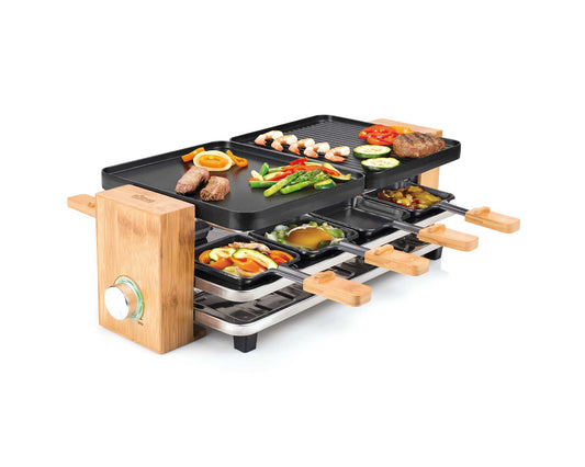 Raclette-Grill Bamboo, 8er - kitchen-more.ch
