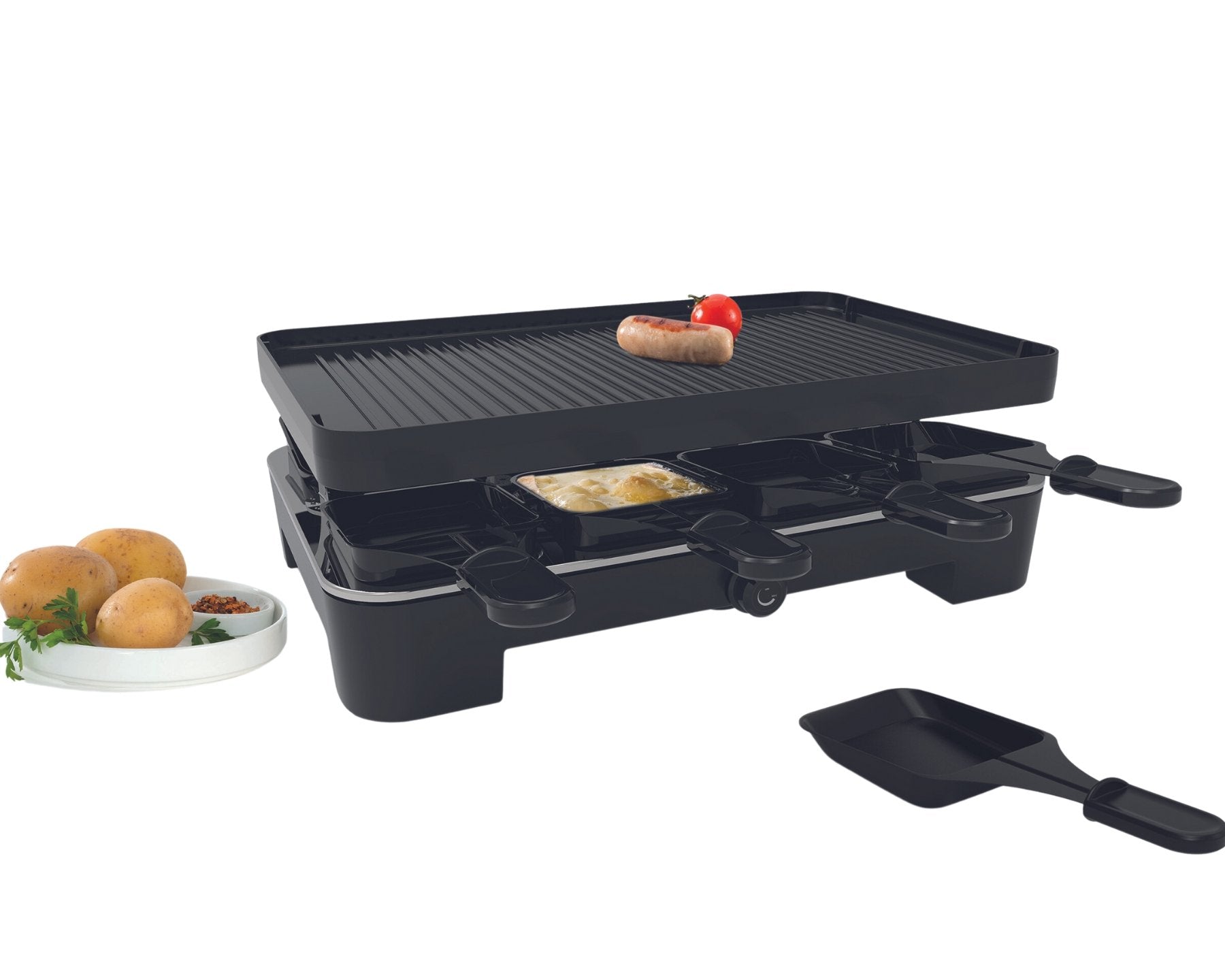 Raclette Grill Black - kitchen-more.ch